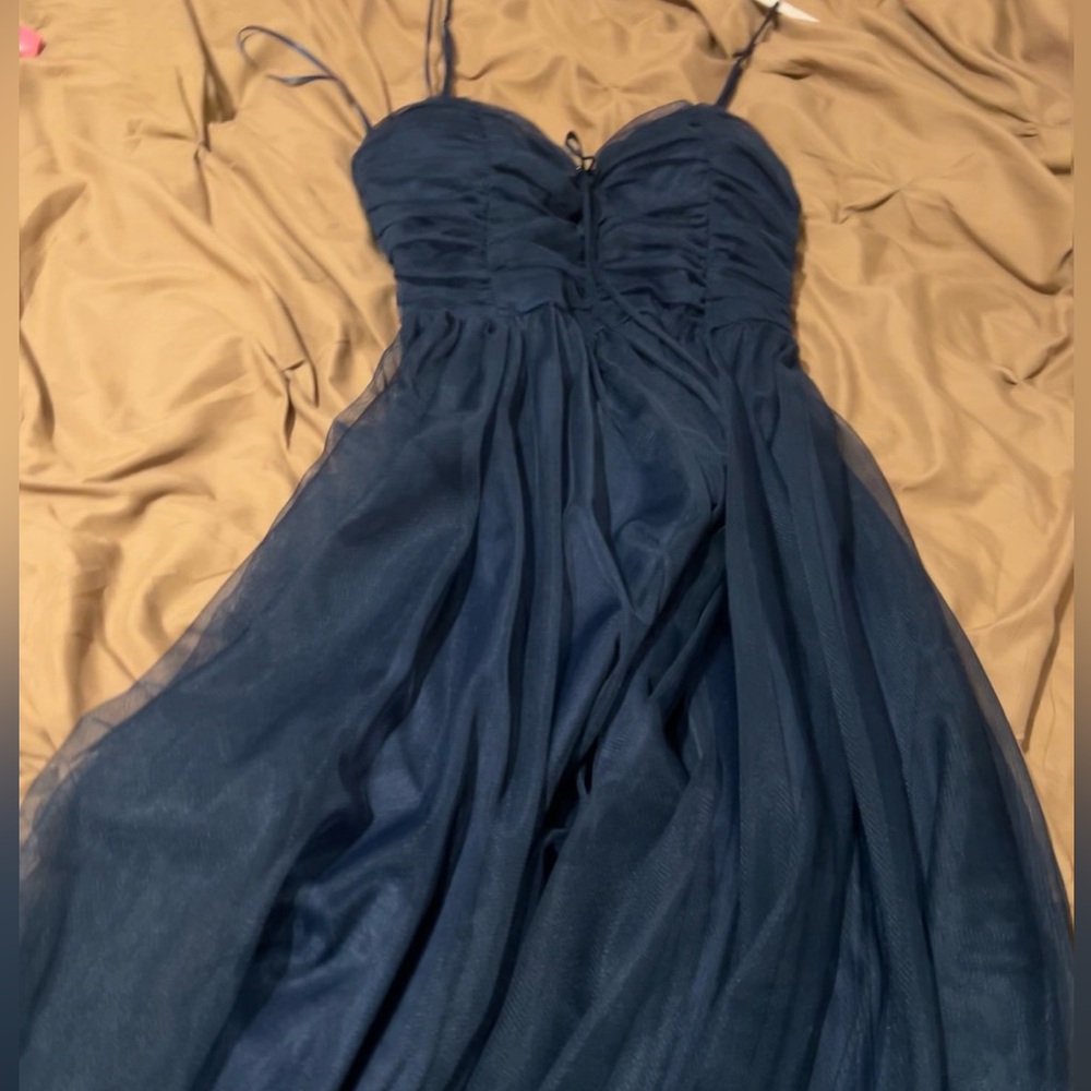 Lovely Day Navy Blue Prom Dress